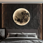 Nordic Minimalist Art Moon LED Wall Lamp