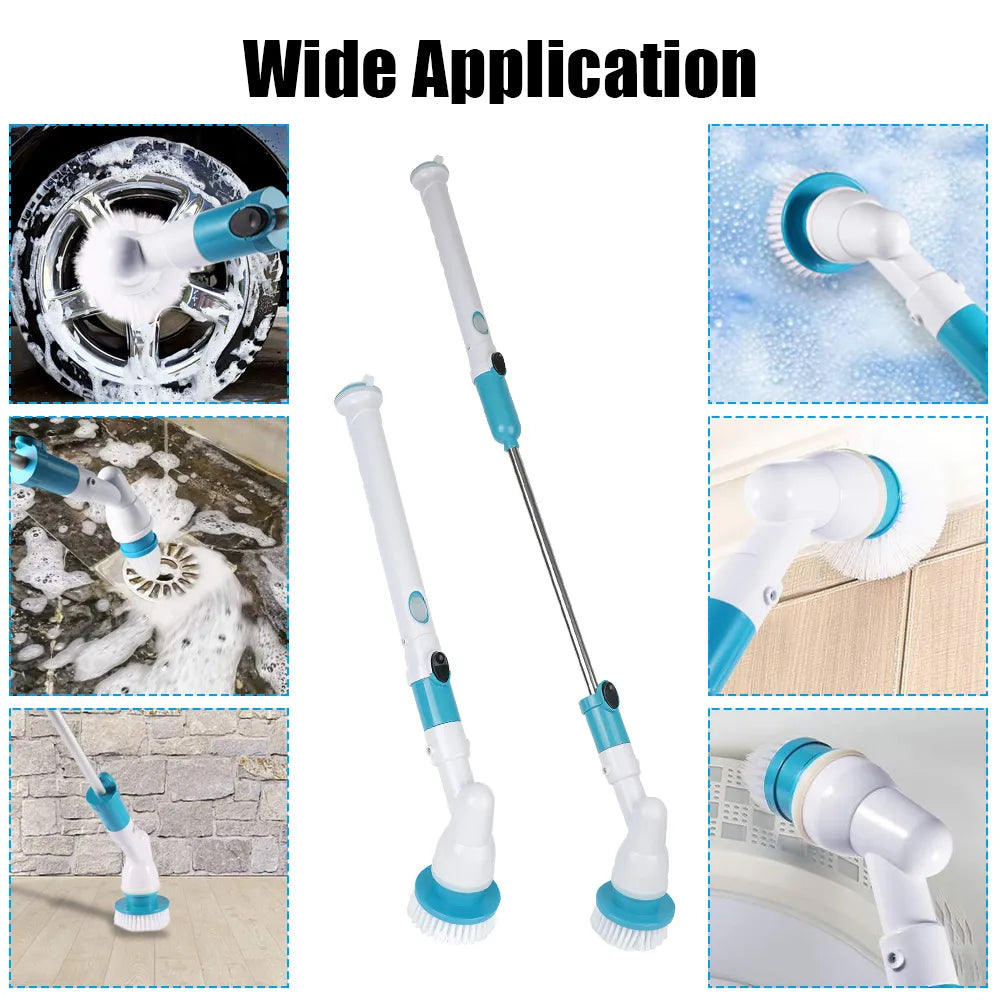 3-in-1 Tile Brush Wireless Electric Cleaning Brush