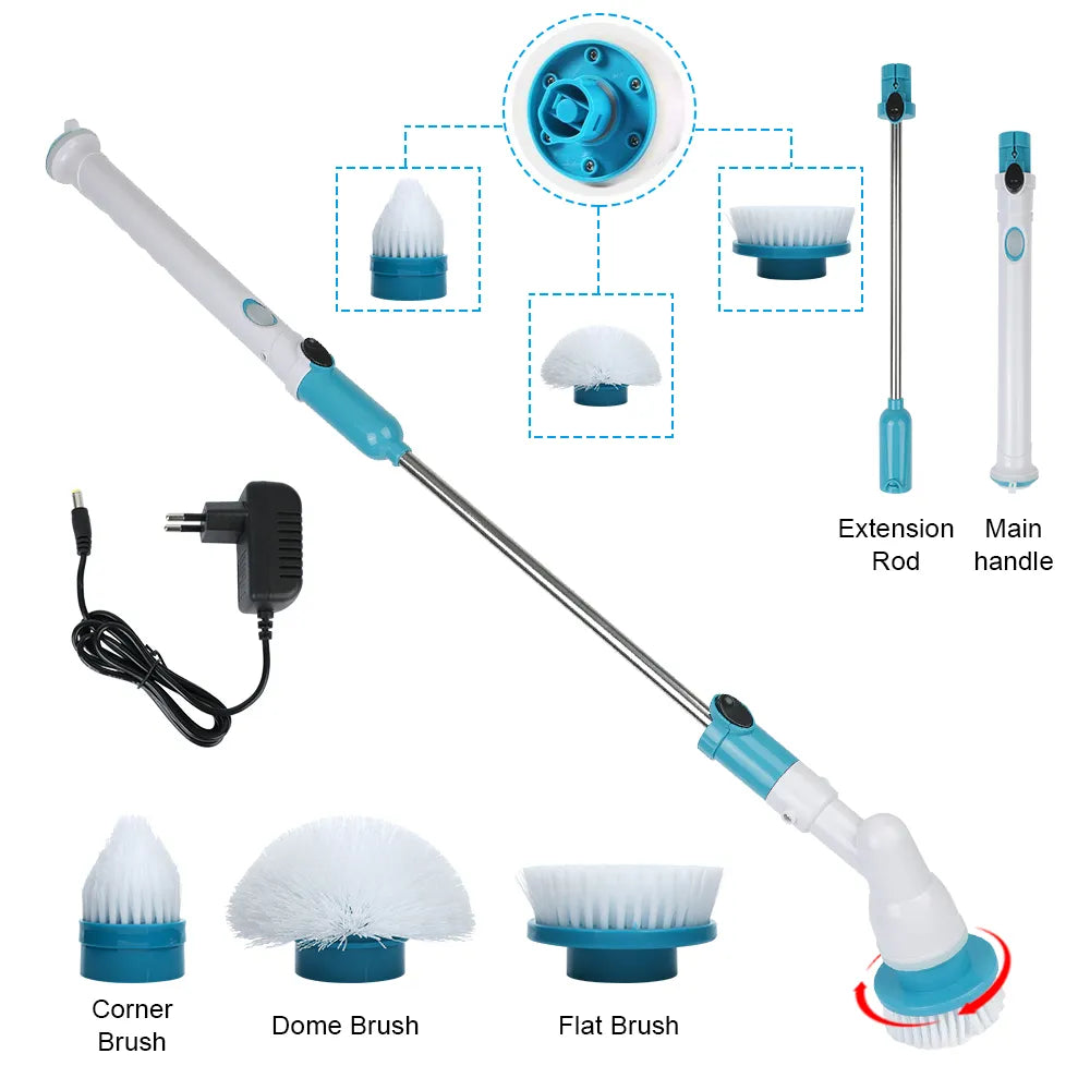 3-in-1 Tile Brush Wireless Electric Cleaning Brush