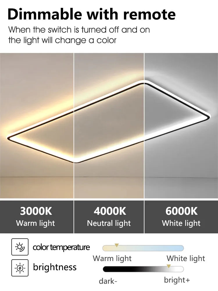 Ultra-Thin LED Ceiling Lights